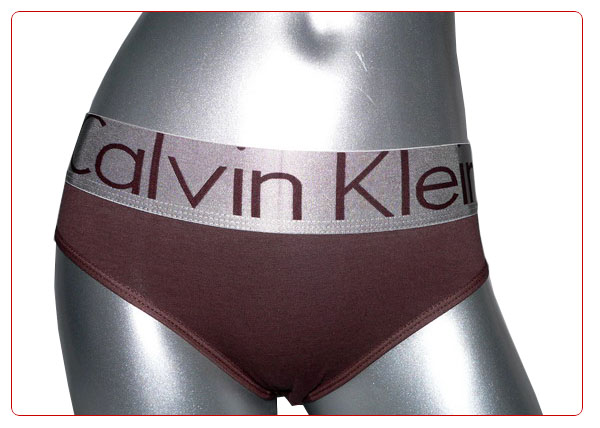 Slip Calvin Klein Mujer Steel Blateado Marron